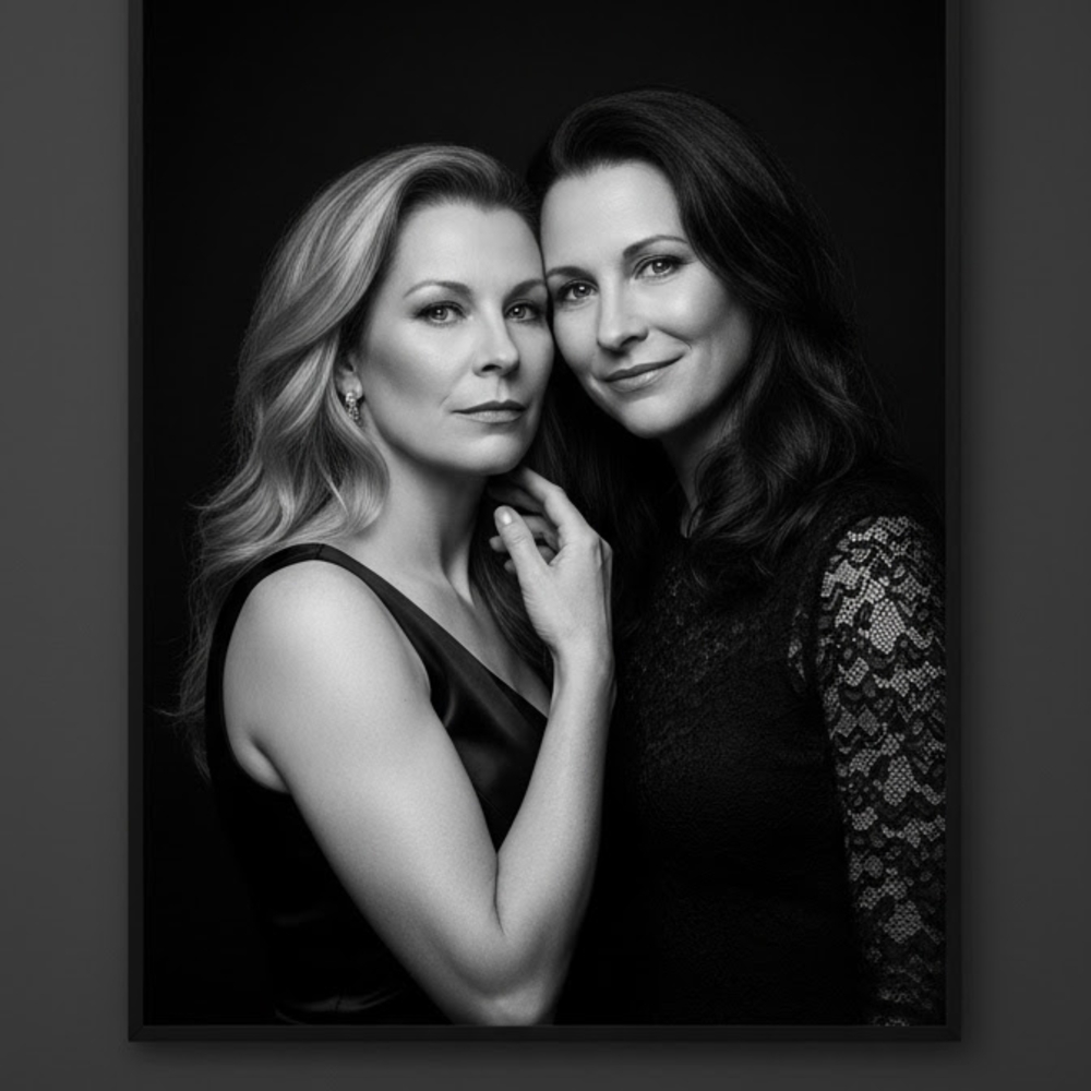 Elegant Black and White Wall Art